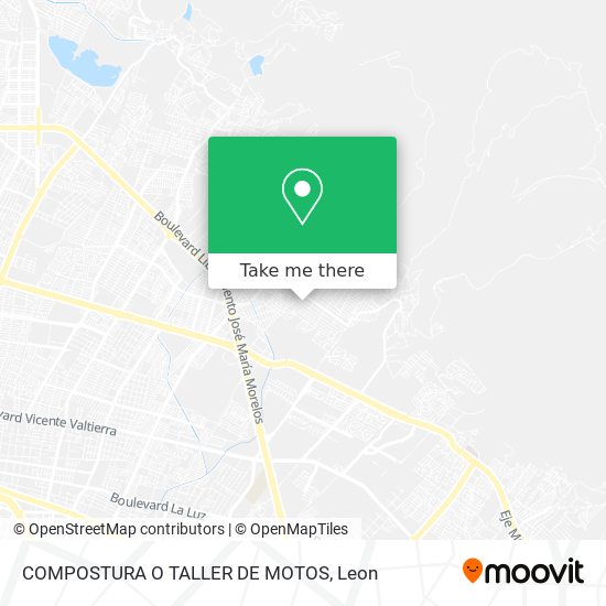 COMPOSTURA O TALLER DE MOTOS map