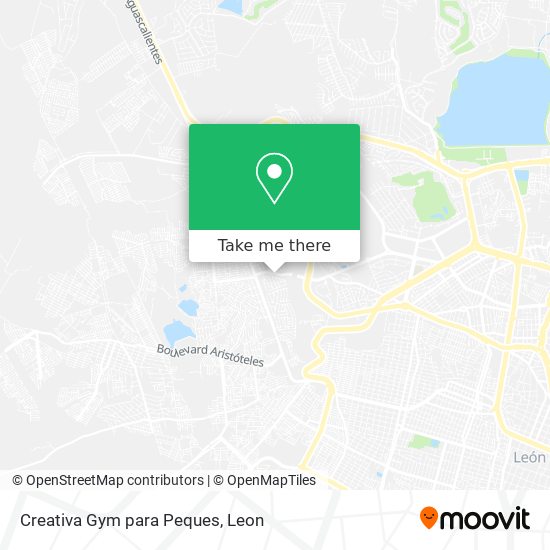 Mapa de Creativa Gym para Peques