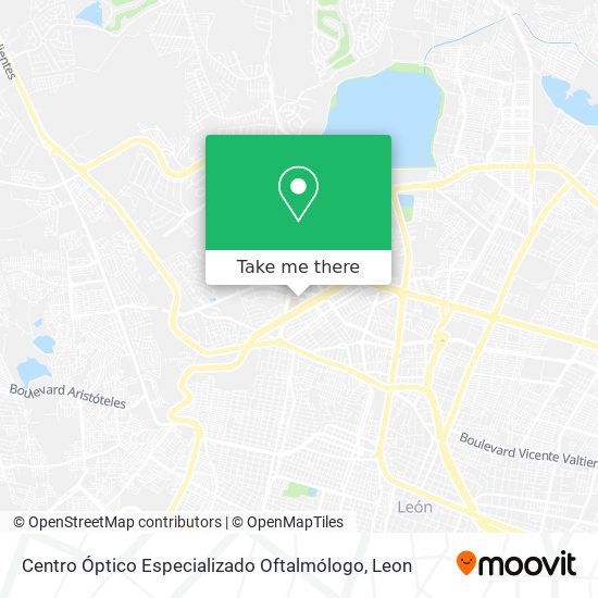 Centro Óptico Especializado Oftalmólogo map