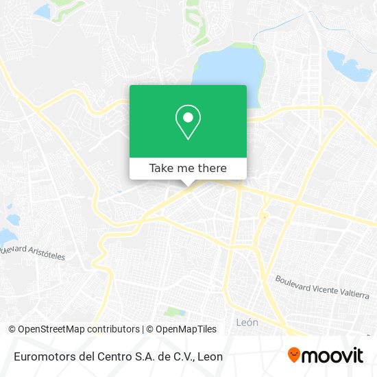 Mapa de Euromotors del Centro S.A. de C.V.
