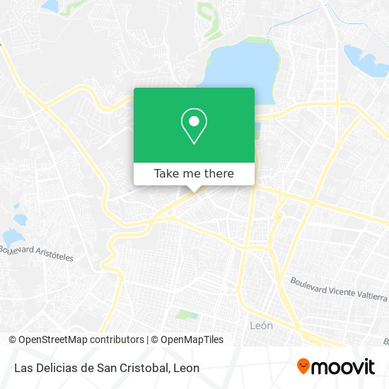 Las Delicias de San Cristobal map