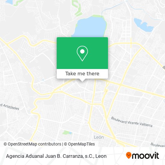 Agencia Aduanal Juan B. Carranza, s.C. map