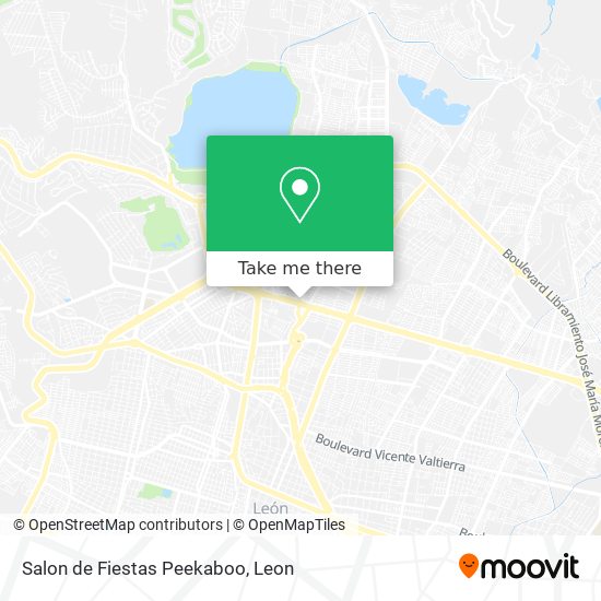 Mapa de Salon de Fiestas Peekaboo