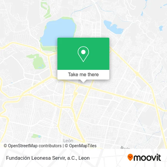 Fundación Leonesa Servir, a.C. map