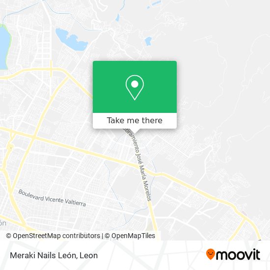 Meraki Nails León map