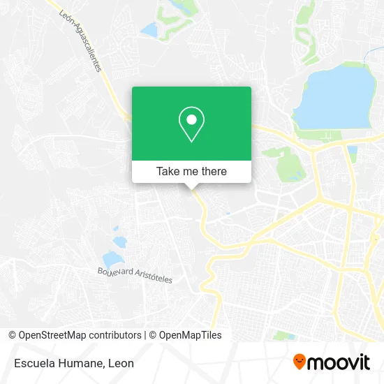 Escuela Humane map
