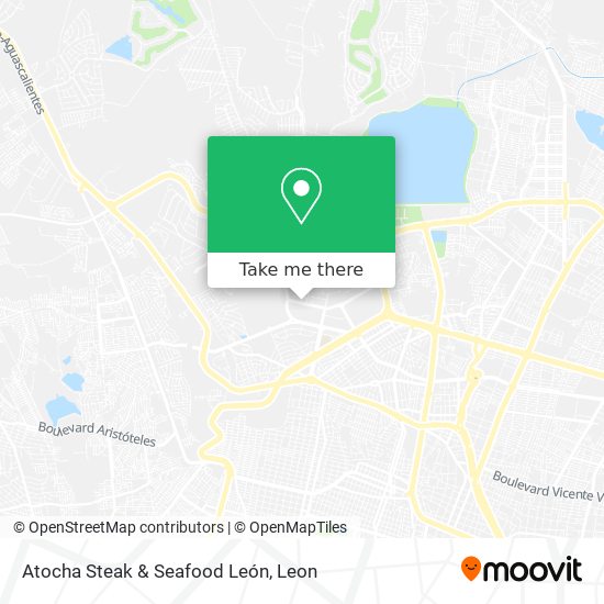 Atocha Steak & Seafood León map