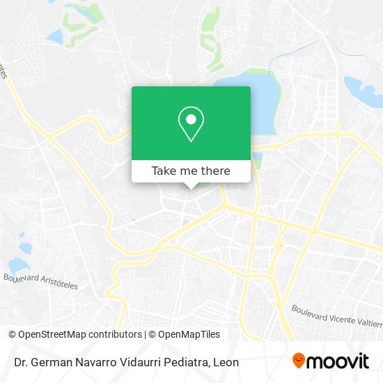 Dr. German Navarro Vidaurri Pediatra map