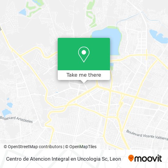 Centro de Atencion Integral en Uncologia Sc map