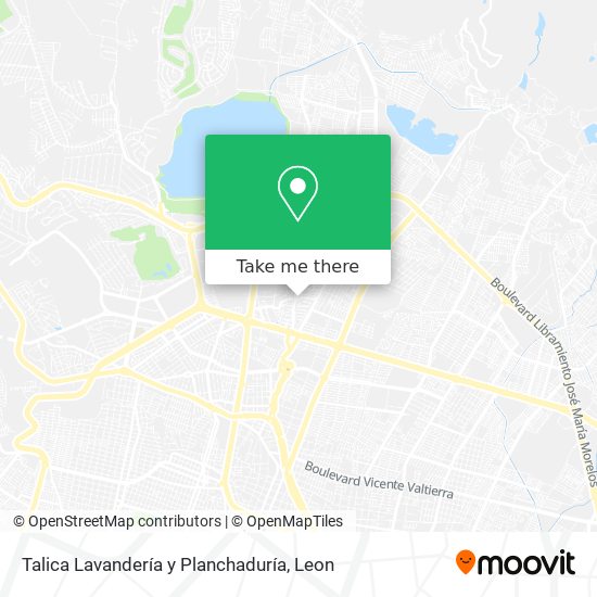 Talica Lavandería y Planchaduría map