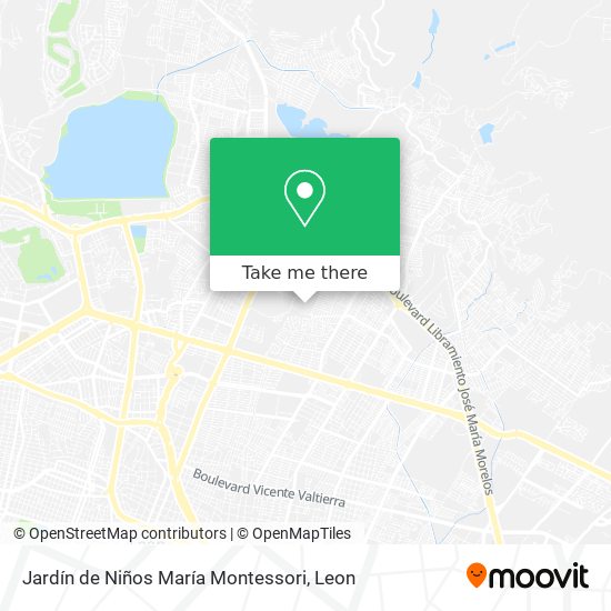 Jardín de Niños María Montessori map