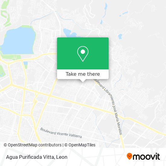 Mapa de Agua Purificada Vitta