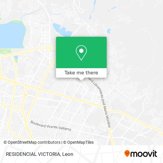 RESIDENCIAL VICTORIA map