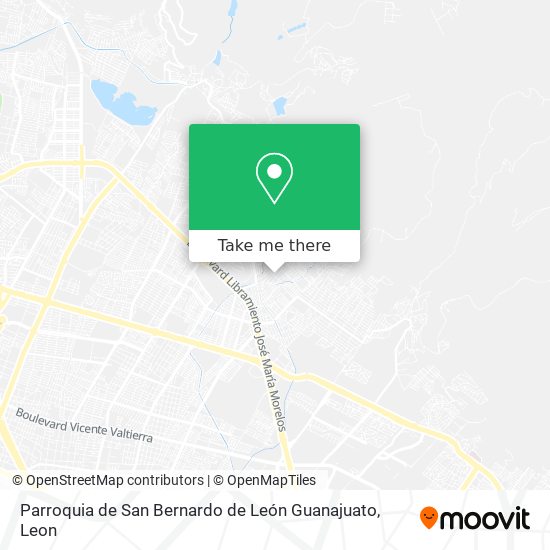 Parroquia de San Bernardo de León Guanajuato map