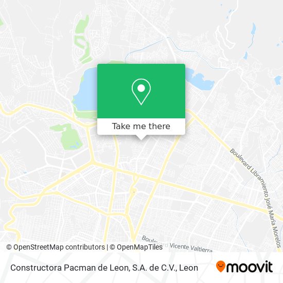 Constructora Pacman de Leon, S.A. de C.V. map
