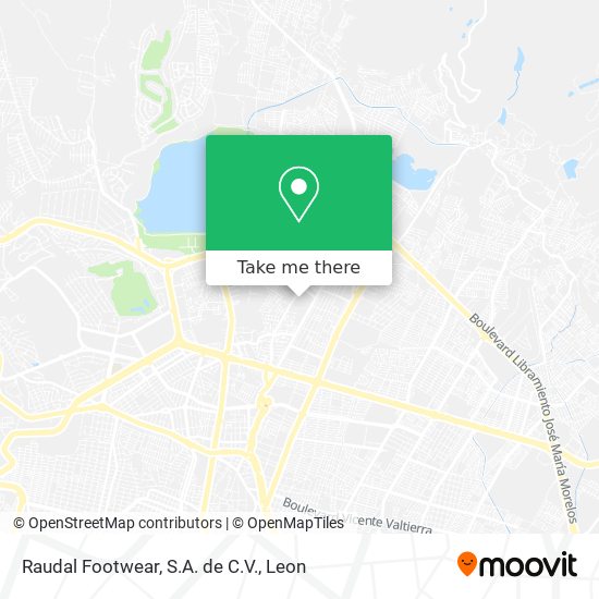 Mapa de Raudal Footwear, S.A. de C.V.