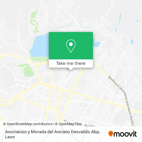 Mapa de Asociacion y Morada del Anciano Desvalido Abp
