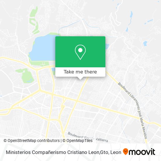 Mapa de Ministerios Compañerismo Cristiano Leon,Gto