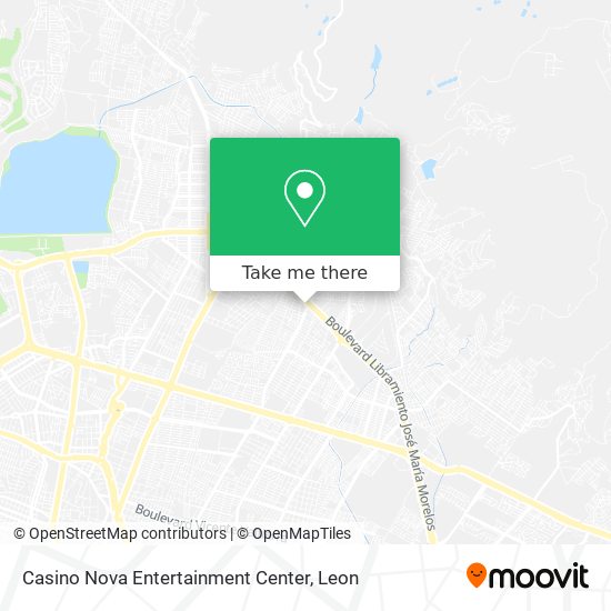 Casino Nova Entertainment Center map