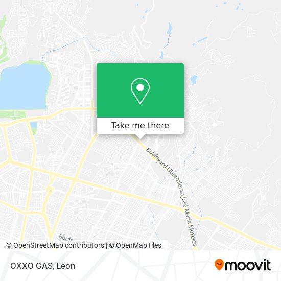 OXXO GAS map