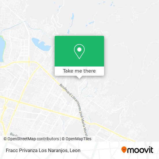 Fracc Privanza Los Naranjos map