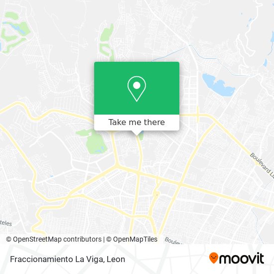 Fraccionamiento La Viga map