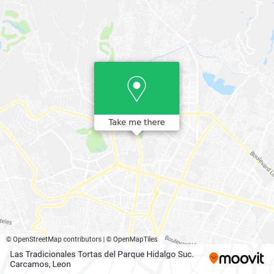 Las Tradicionales Tortas del Parque Hidalgo Suc. Carcamos map