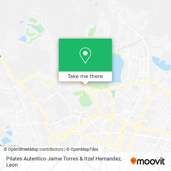 Mapa de Pilates Autentico Jaime Torres & Itzel Hernandez