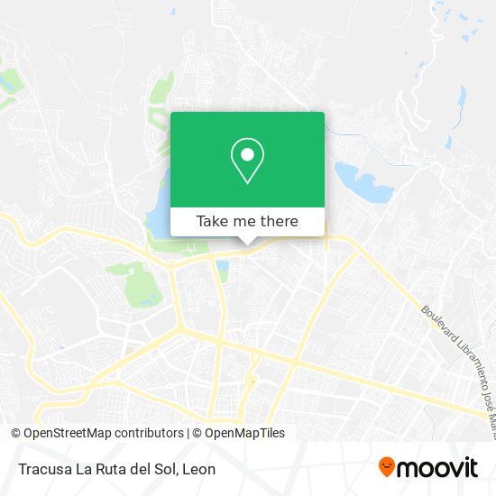Mapa de Tracusa La Ruta del Sol