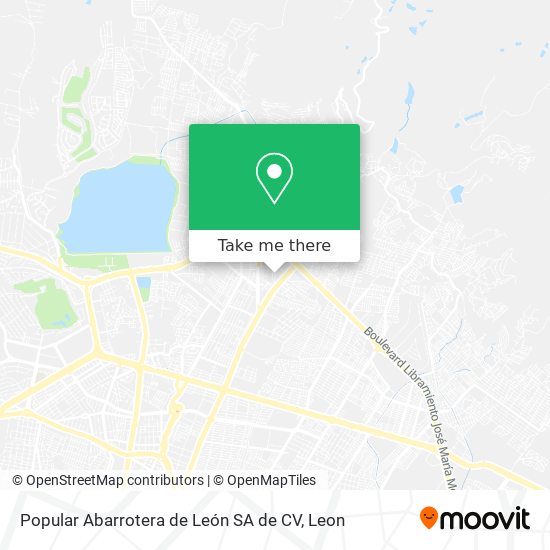 Popular Abarrotera de León SA de CV map