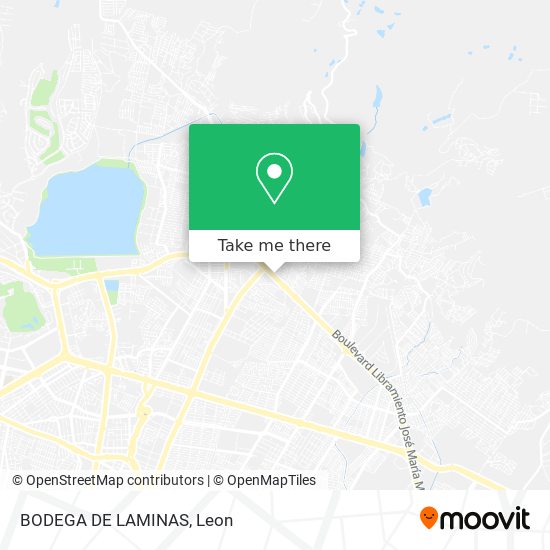 Mapa de BODEGA DE LAMINAS