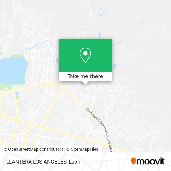 Mapa de LLANTERA LOS ANGELES