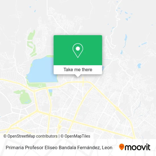 Mapa de Primaria Profesor Eliseo Bandala Fernández