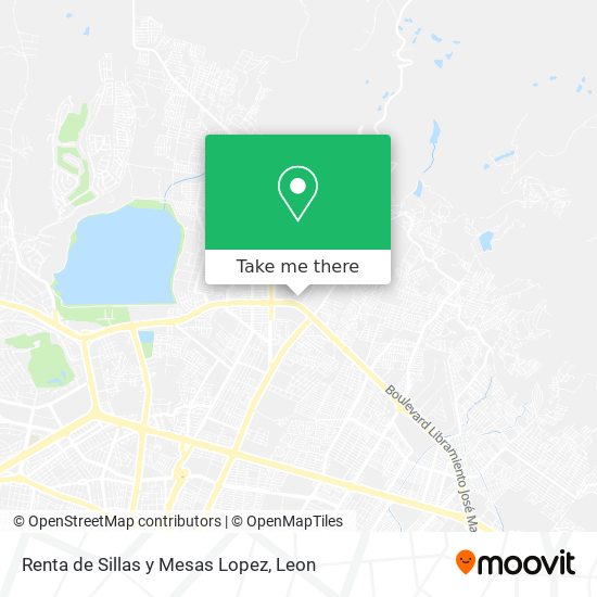 Renta de Sillas y Mesas Lopez map