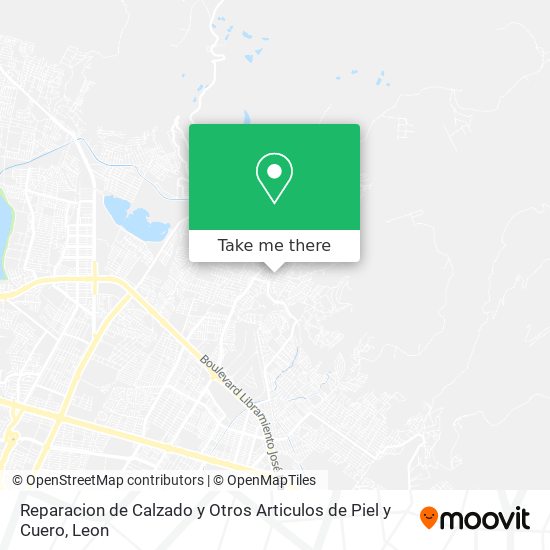 Reparacion de Calzado y Otros Articulos de Piel y Cuero map