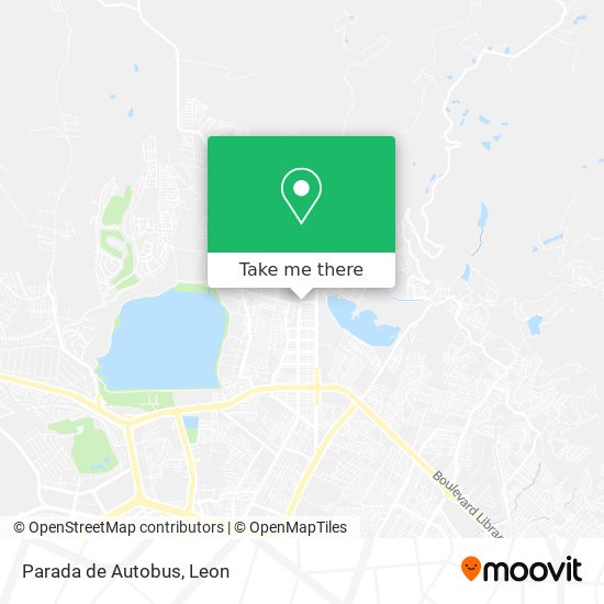 Mapa de Parada de Autobus