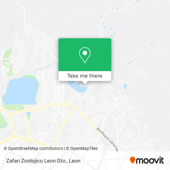 Zafari Zoolojico Leon Gto. map
