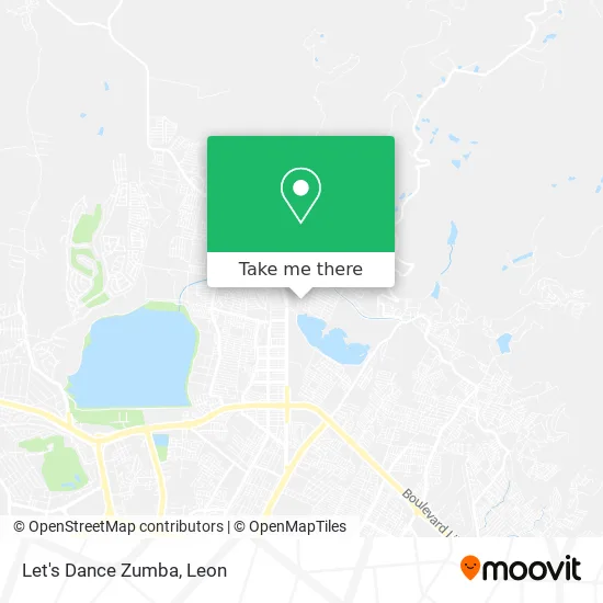 Let's Dance Zumba map