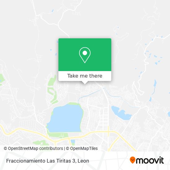 Fraccionamiento Las Tiritas 3 map