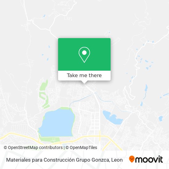 Materiales para Construcción Grupo Gonzca map
