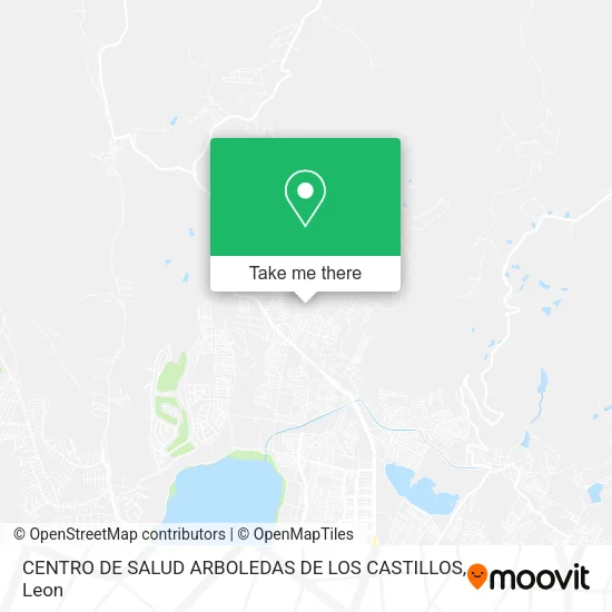 CENTRO DE SALUD ARBOLEDAS DE LOS CASTILLOS map