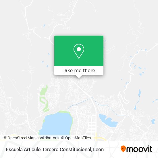 Mapa de Escuela Artículo Tercero Constitucional