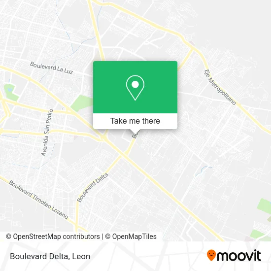 Boulevard Delta map