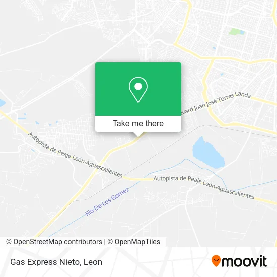 Gas Express Nieto map