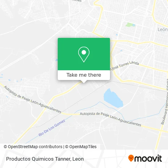 Productos Quimicos Tanner map