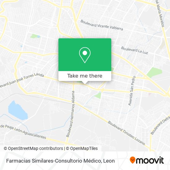 Mapa de Farmacias Similares-Consultorio Médico