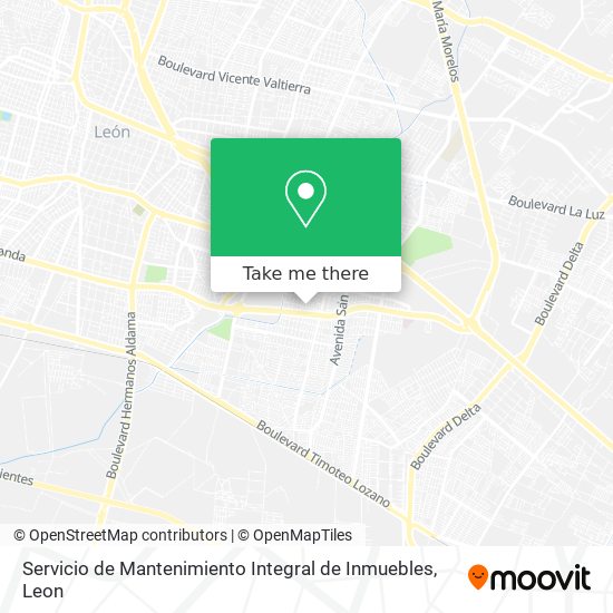 Mapa de Servicio de Mantenimiento Integral de Inmuebles