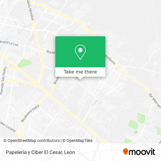 Papeleria y Ciber El Cesar map