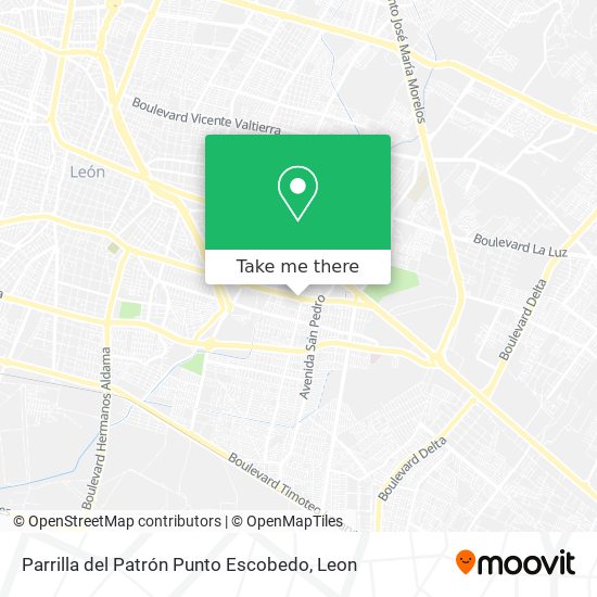 Mapa de Parrilla del Patrón Punto Escobedo