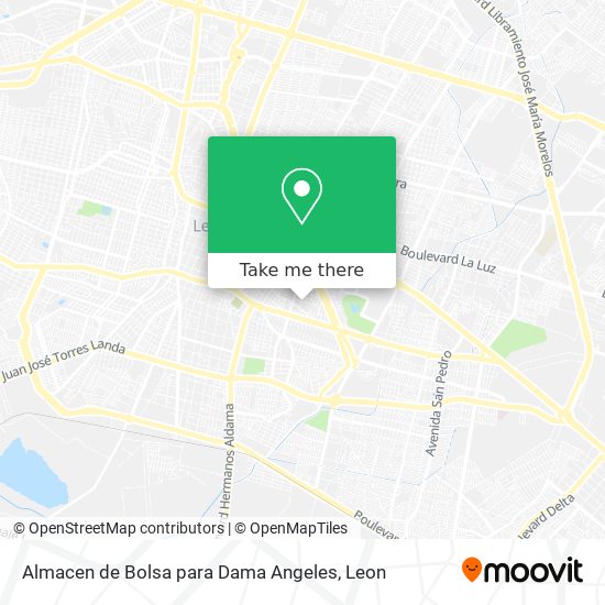 Almacen de Bolsa para Dama Angeles map